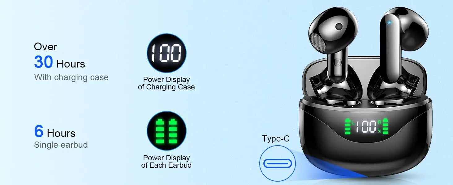 Wireless Earbuds, Bluetooth 5.3