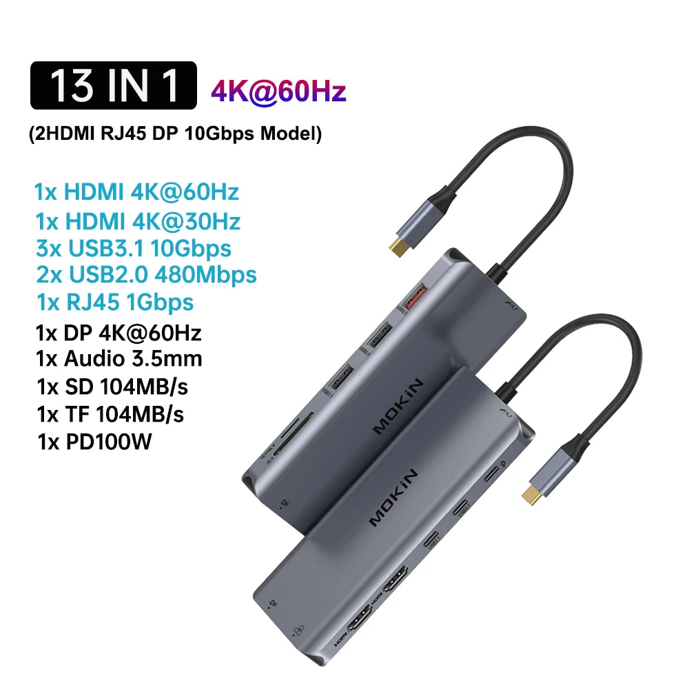MOKiN USB C HUB 4K