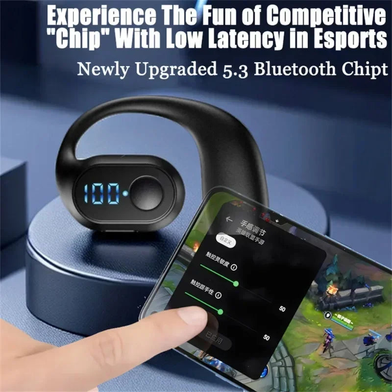 Bluetooth 5.3 Headphone TWS Wireless Ear Hook