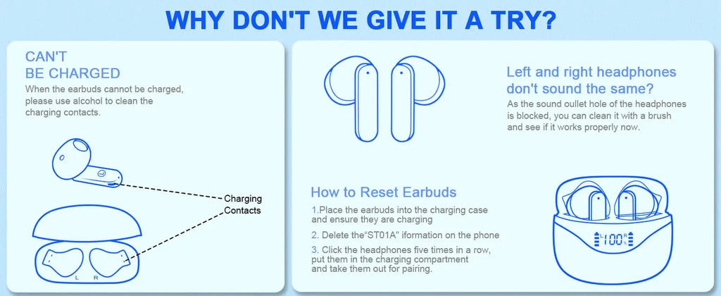 Wireless Earbuds, Bluetooth 5.3