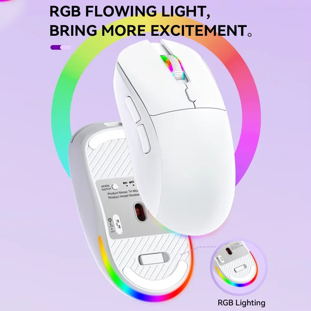 Rechargeable Wireless Mouse Bluetooth