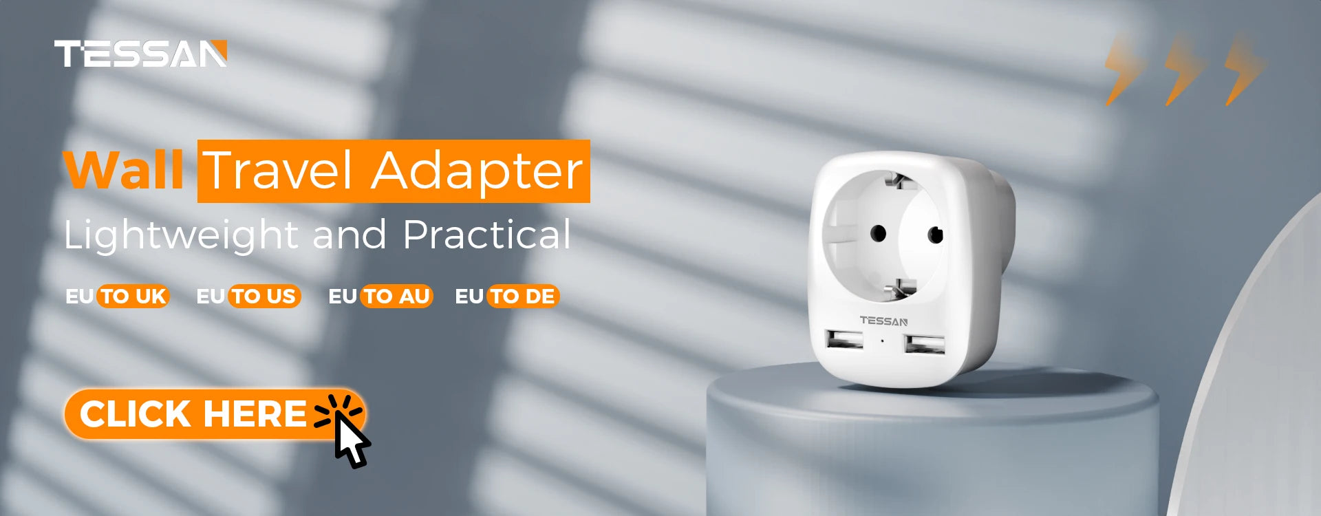 TESSAN Universal Travel Adapter