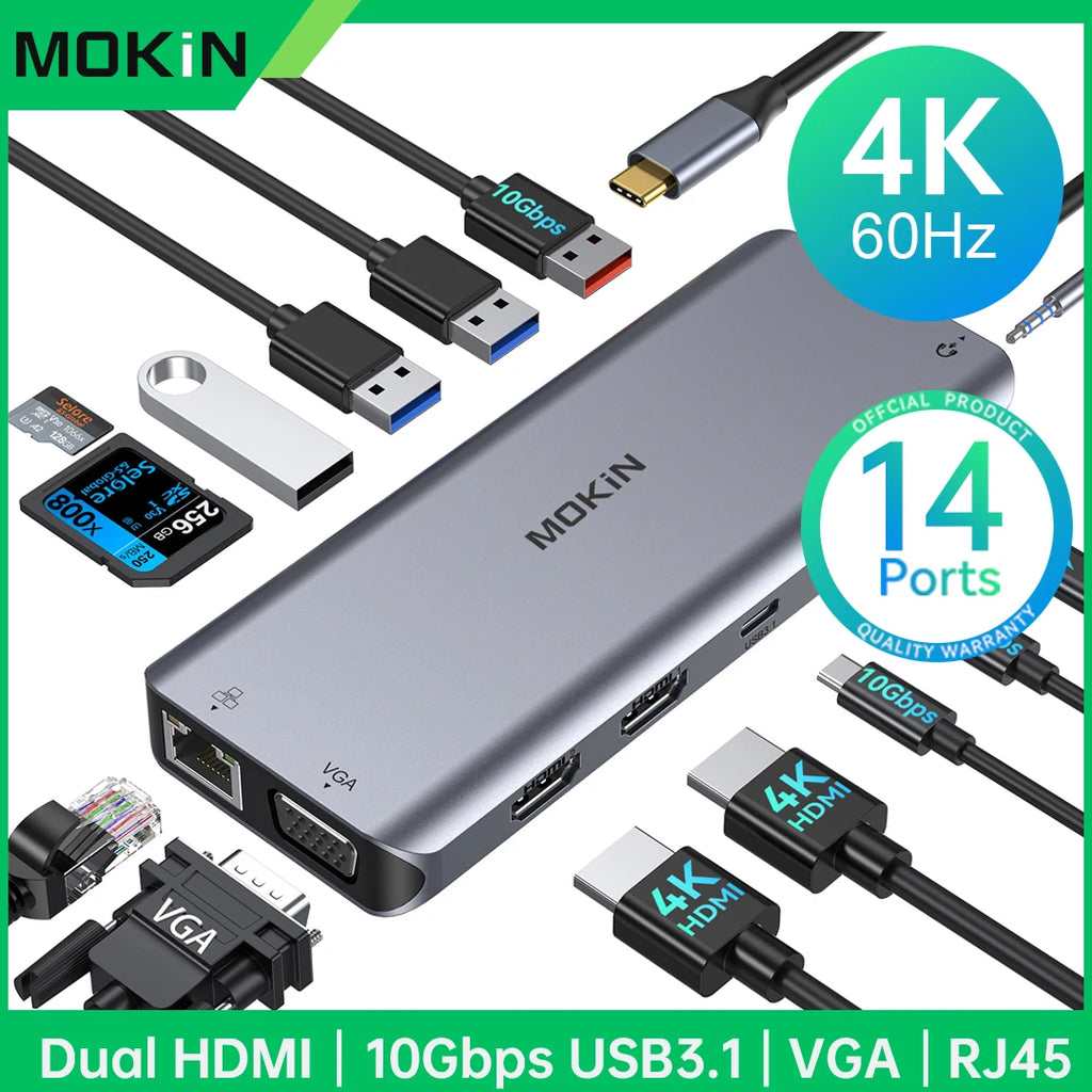 MOKiN USB C HUB 4K