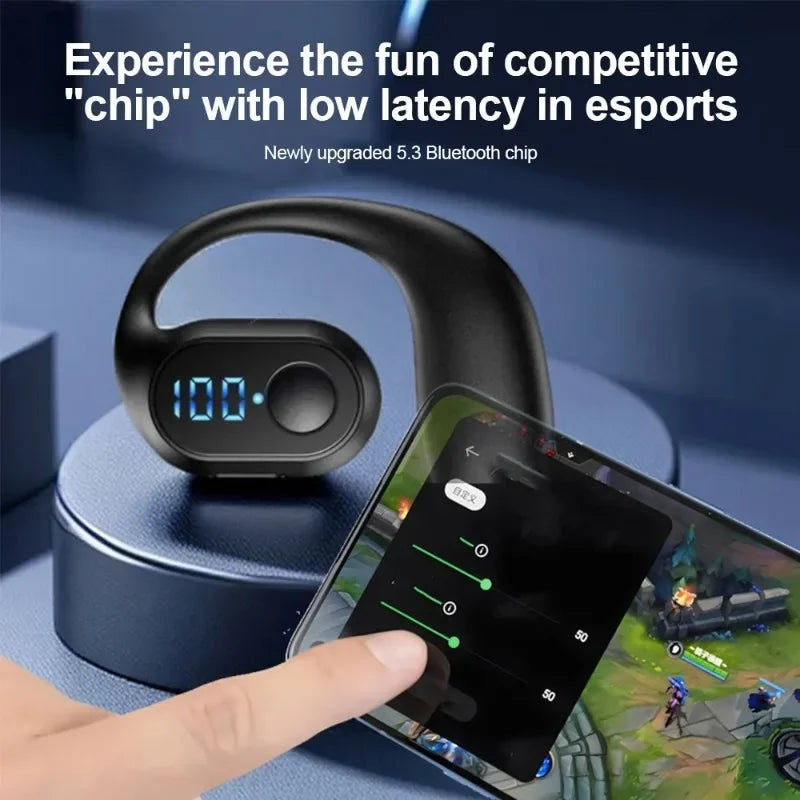 Bluetooth 5.3 Headphone TWS Wireless Ear Hook