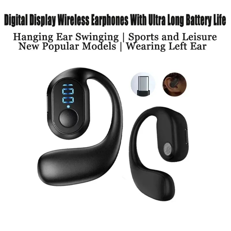 Bluetooth 5.3 Headphone TWS Wireless Ear Hook