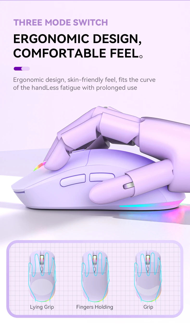 Rechargeable Wireless Mouse Bluetooth